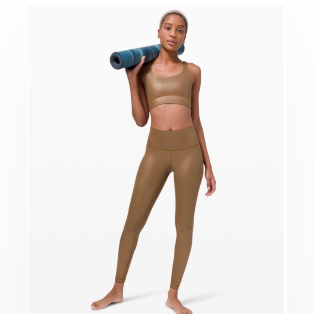 🍋 Rare NWOT Flawless Foil Lululemon Wunder Under Foil Color Size 4